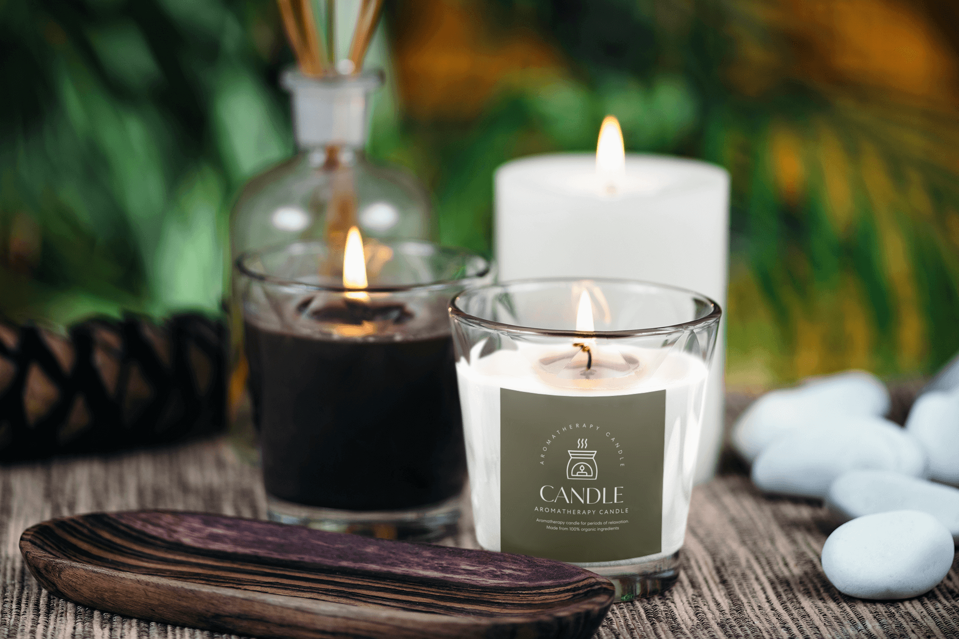 scented candles for aromatherapy