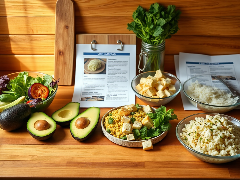 Low-carb vegan meal planning tips and recipes